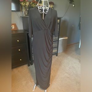 Black stretchy bodycon dress
